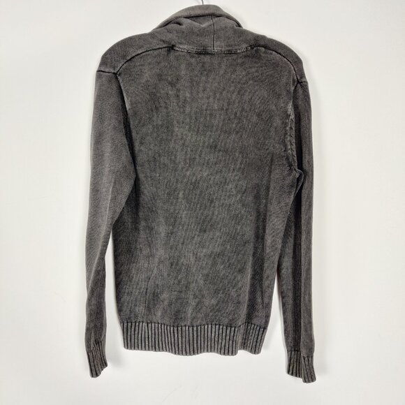 Goodthreads Men's Cardigan Size M Gray Cotton Casual Knitwear Outdoor Timeless - Picture 4 of 7